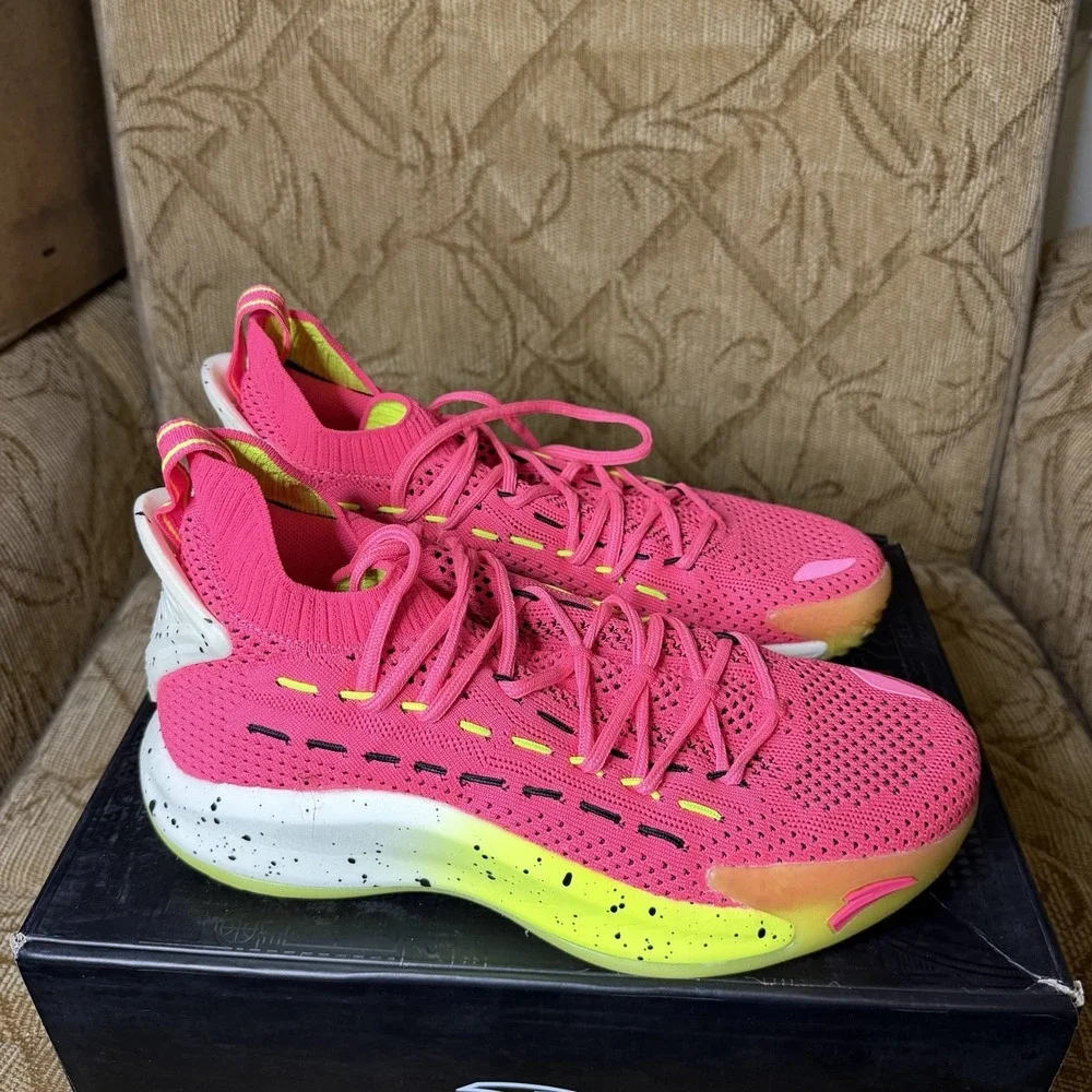 ANTA Klay Thompson KT Dragon Fruit Pink EYBL Finals 112021102 Men's Size 8.5
